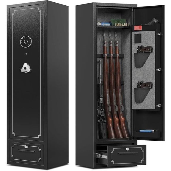 KAER 5-6 Gun Safe with Drawer and Shelf