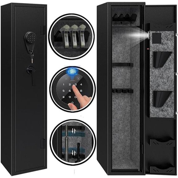 KAER Gun Safe for Rifles & Pistols with Keypad