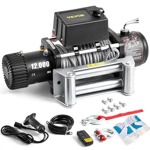 VEVOR 12000lbs Electric Winch with Remote for Trucks