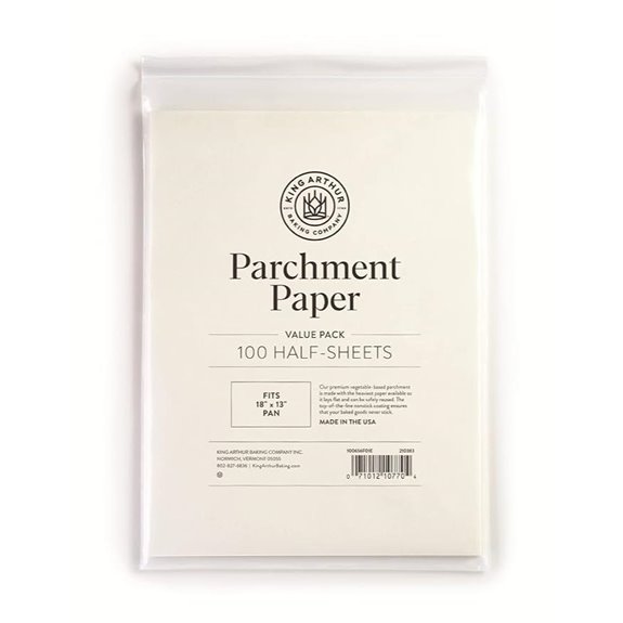 King Arthur Heavy-Duty Parchment Paper Sheets (100 Pack)