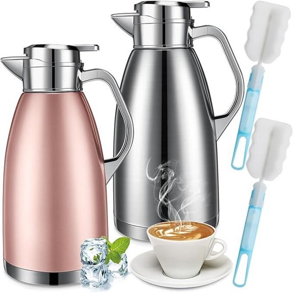 Tioncy 2-Piece Thermal Coffee Carafe Set