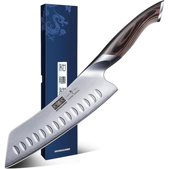 HOSHANHO 7 Japanese Chef Knife with Pakkawood Handle