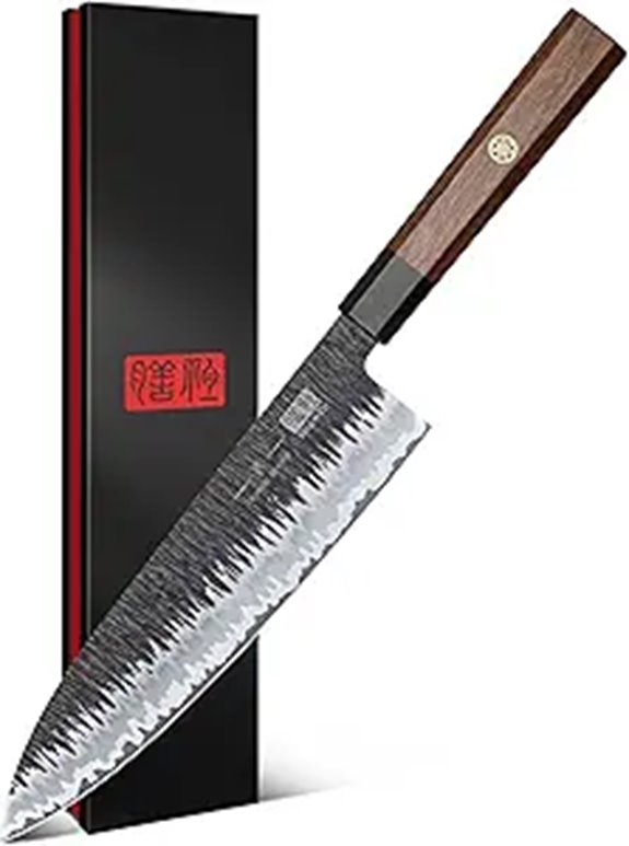 SHAN ZU 8 Japanese Chef Knife with Rosewood Handle