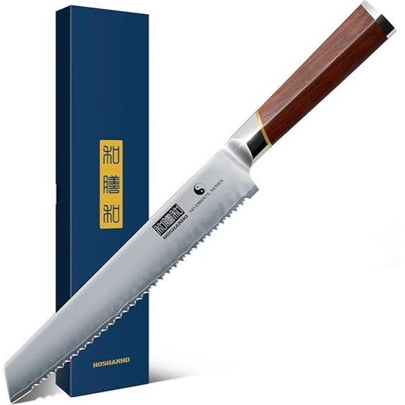 HOSHANHO 8-Inch Japanese Serrated Bread Knife