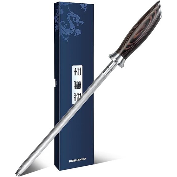 HOSHANHO 10 Kitchen Knife Sharpening Steel