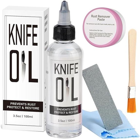 Knife Oil & Honing Oil Set for Knife Maintenance