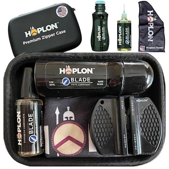 HOPLON Knife Care Kit with Oil and Accessories