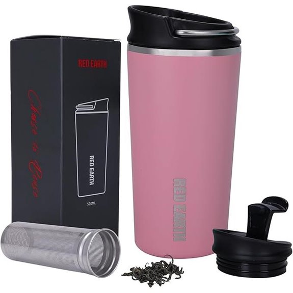 GiNT 17oz Travel Tea Mug with Infuser