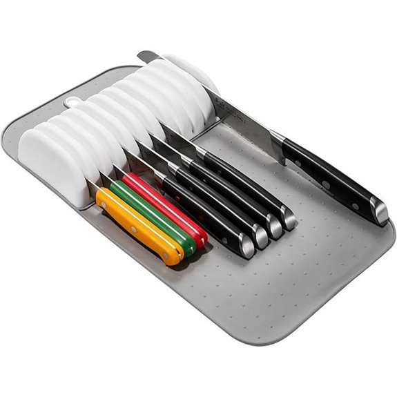madesmart Large Non-Slip Knife Mat BPA Free