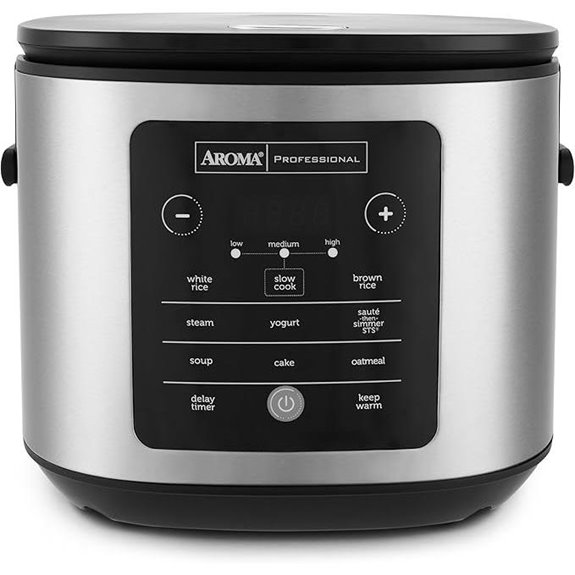 AROMA 20-Cup Slow Cook Rice Cooker with Handles