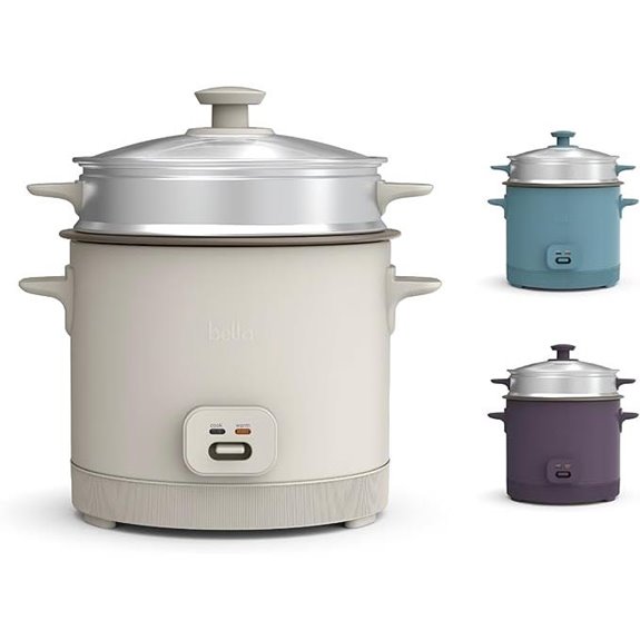 bella 16-Cup Rice Cooker with Steamer