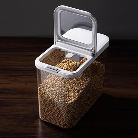 LivLab Rice Dispenser 20-25 lbs with Measuring Spoon