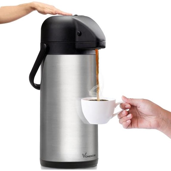 Insulated 102oz Stainless Steel Coffee Dispenser with Pump