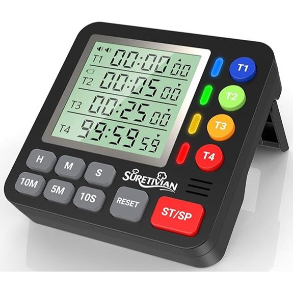 Digital Kitchen Timer with Loud Alarm and Silent Mode