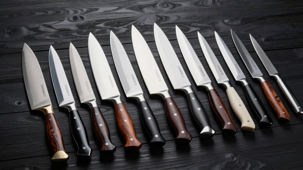 luxury professional chef knives