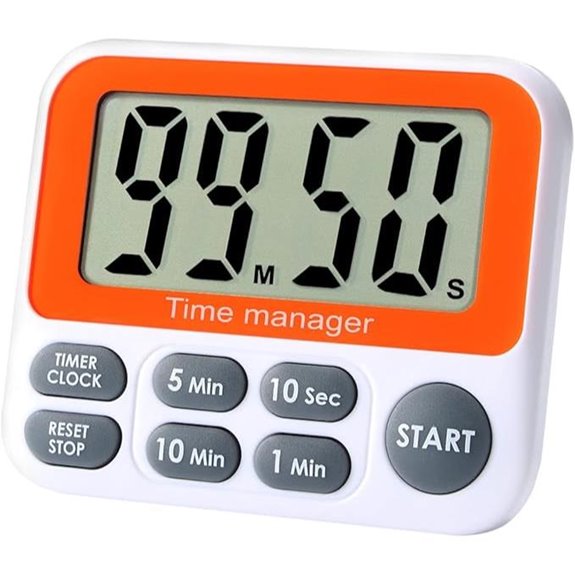 Aimilar Digital Magnetic Kitchen Timer with Loud Alarm
