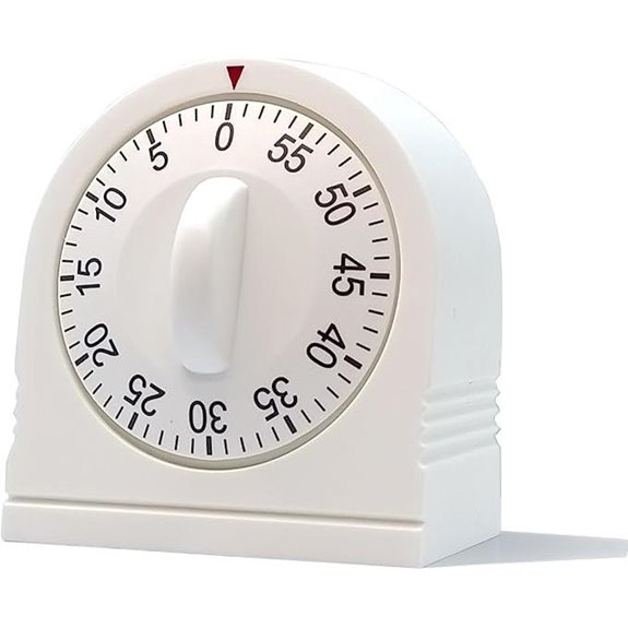 Wind Up Mechanical Timer with Loud Alarm