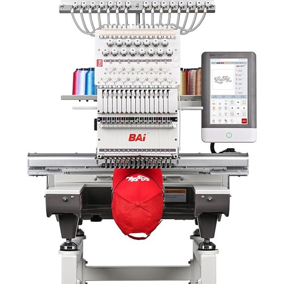 BAi Mirror 15 Needles Embroidery Machine With Touch Screen
