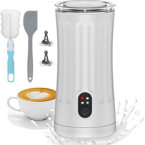 4-in-1 Milk Frother and Steamer for Coffee