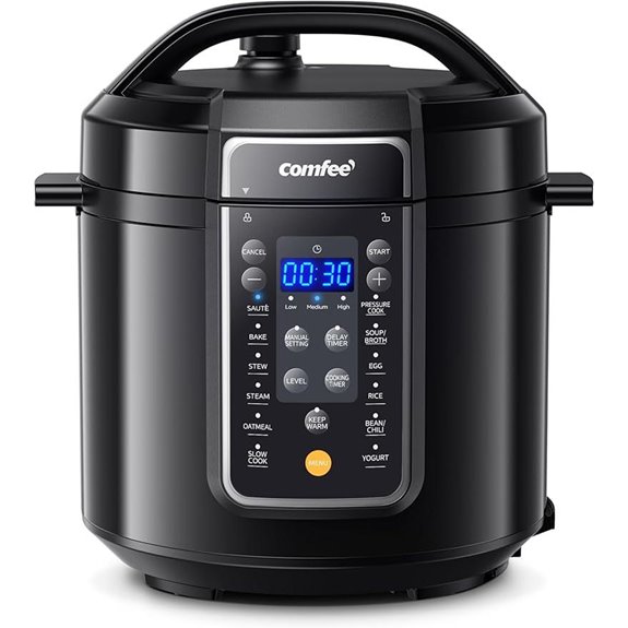COMFEE 9-in-1 Electric Pressure Cooker 6Qt
