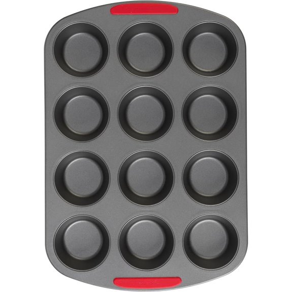GoodCook MegaGrip Muffin Pan with Silicone Handles
