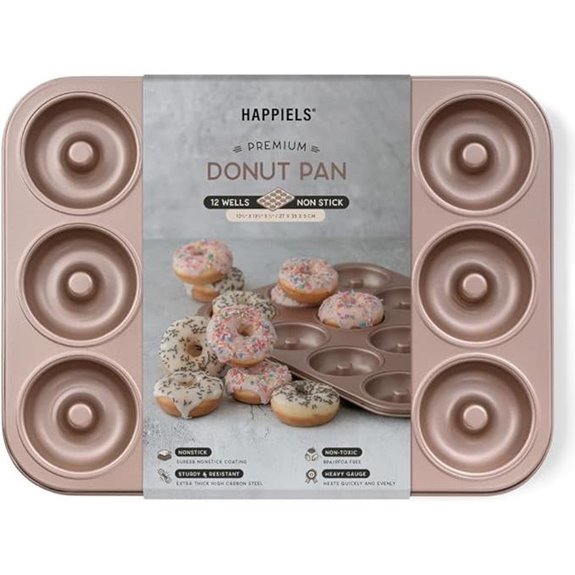 HAPPIELS 12-Well Nonstick Donut Pan