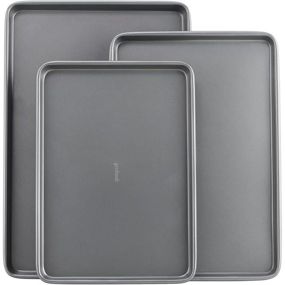 GoodCook Nonstick Carbon Steel Baking Sheet Set (3-Pack)