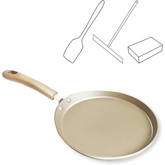 Nonstick Crepe & Pancake Pan with Accessories