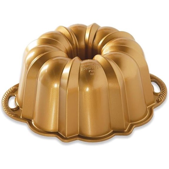Nordic Ware Anniversary Bundt 12 Cup Gold