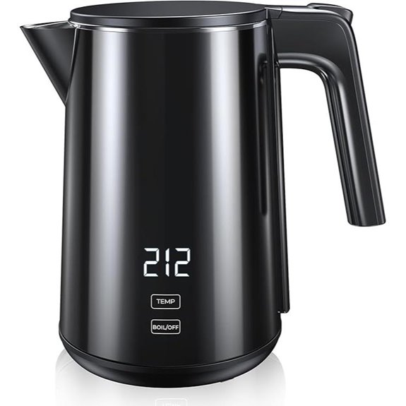 Electric Kettle 1.0L 1200W with Temp Control