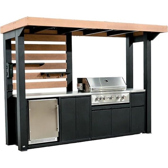 Backyard Discovery Fusion Outdoor Kitchen with 5-Burner Grill