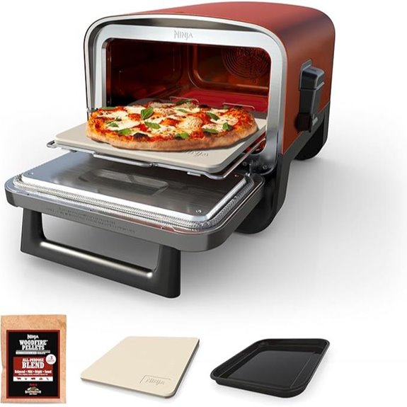 Ninja Woodfire Outdoor Pizza Oven with Smoker Box