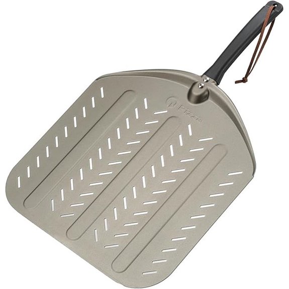 Q Pizza Perforated Pizza Peel 14 Non-stick Spatula
