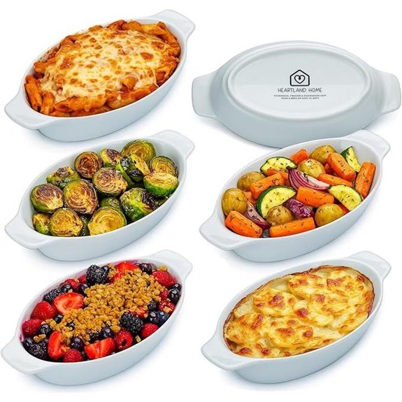 Heartland Home Porcelain Mini Casserole Set