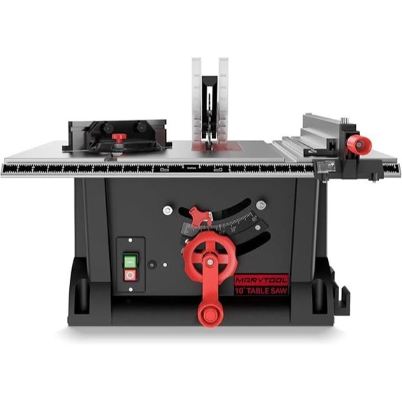 15Amp 10-inch Portable Table Saw with Blade and Cross Cut