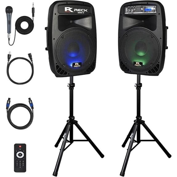 ProRECK Dance 12 Portable 12-Inch PA Speaker System