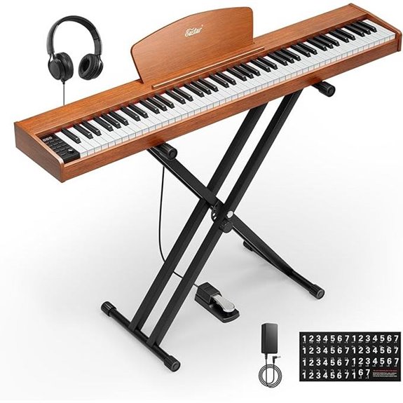 Eastar EP-80 88-Key Portable Digital Piano Bundle