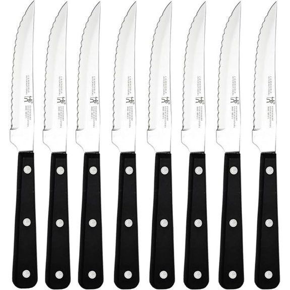 Henckels 8-Piece Razor-Sharp Steak Knife Set