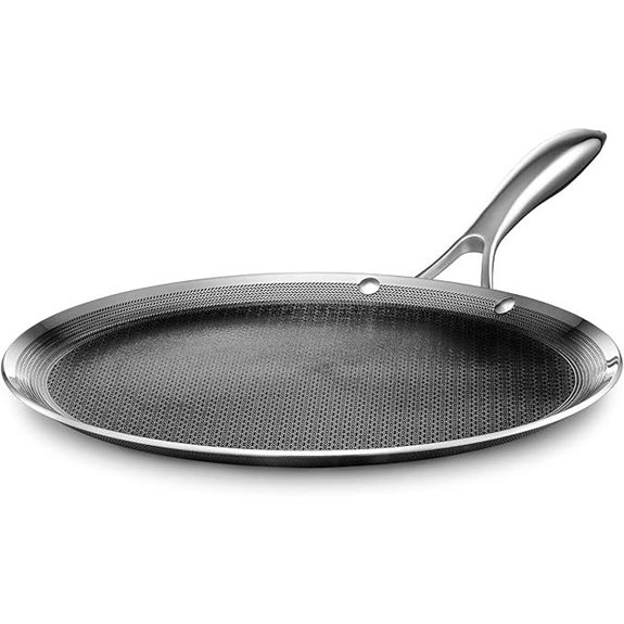 HexClad 12-Inch Hybrid Nonstick Griddle Pan