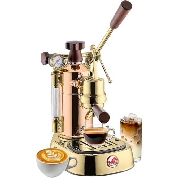 La Pavoni Professional Espresso Machine with Pressure Gauge