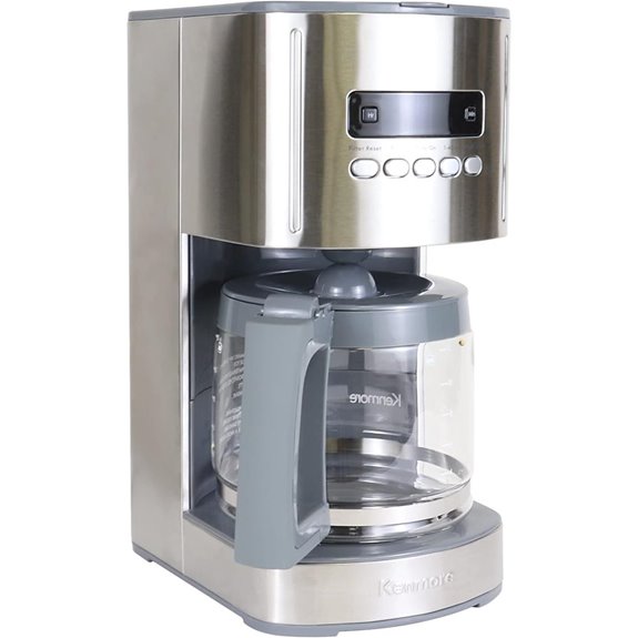 Kenmore Programmable Coffee Maker with Glass Pot