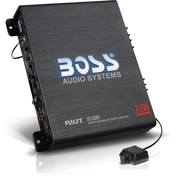 BOSS R1100M Monoblock Car Amplifier with 1100W