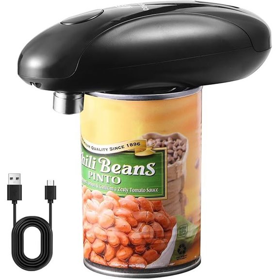 Auto Electric Can Opener for Seniors USB-C Rechargeable
