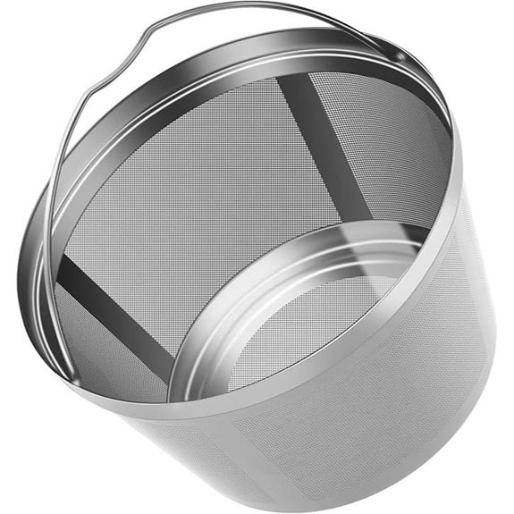 Stainless Steel Reusable Coffee Filter for 8-12 Cup Makers