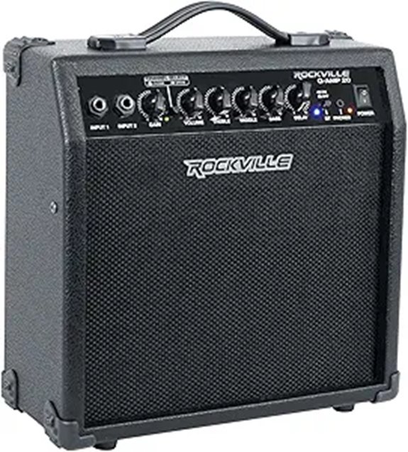 Rockville G-AMP 20W Guitar Amp with Bluetooth & Effects