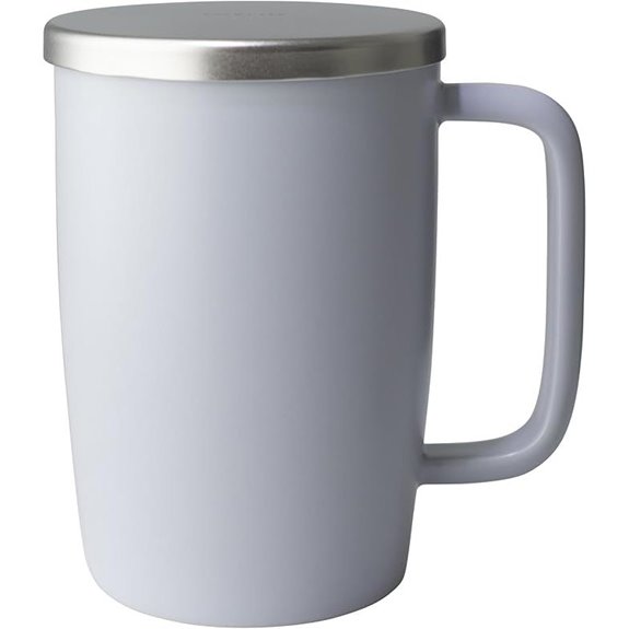 FORLIFE Dew Satin Brew-In-Mug with Infuser & Lid
