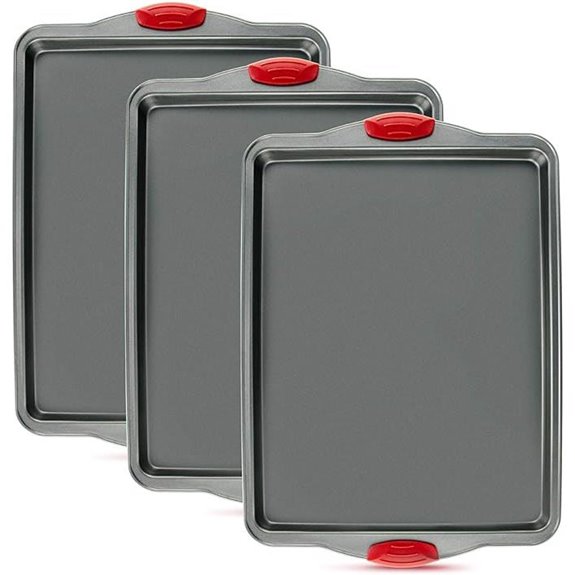 Premium Nonstick Baking Sheet Pans (Set of 3)