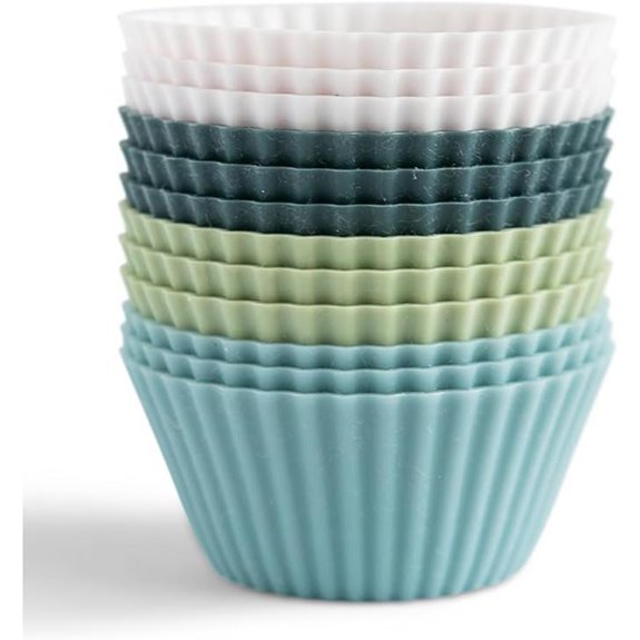 Reusable Silicone Baking Cups (12-Pack)