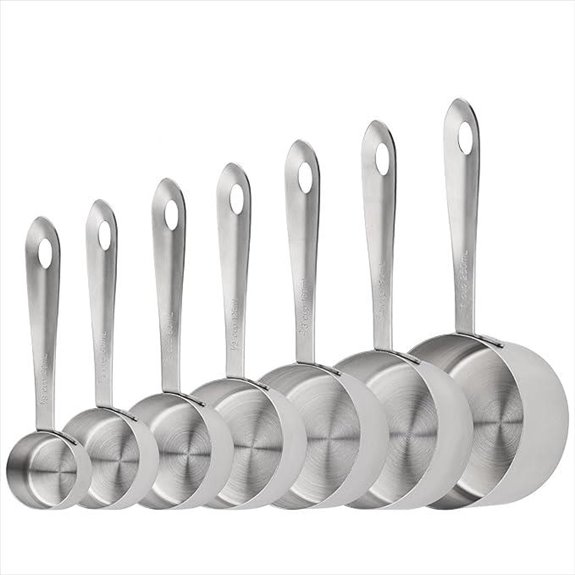 Smithcraft Stainless Steel Measuring Cups Set of 7