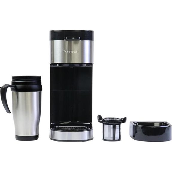 Kenmore Single Serve Coffee Maker with Travel Mug